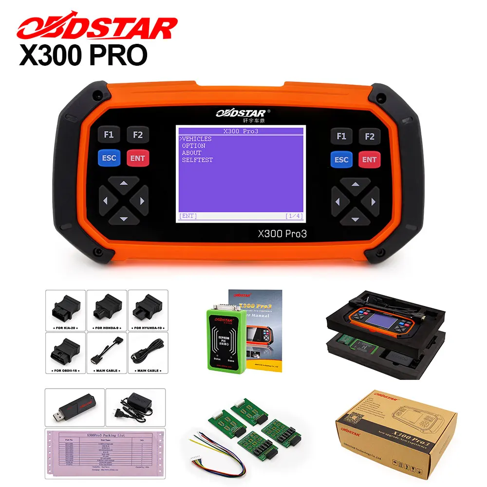 Программатор OBDSTAR X300 PRO3 Key Master OBD2 инструмент для коррекции одометра EEPROM/PIC