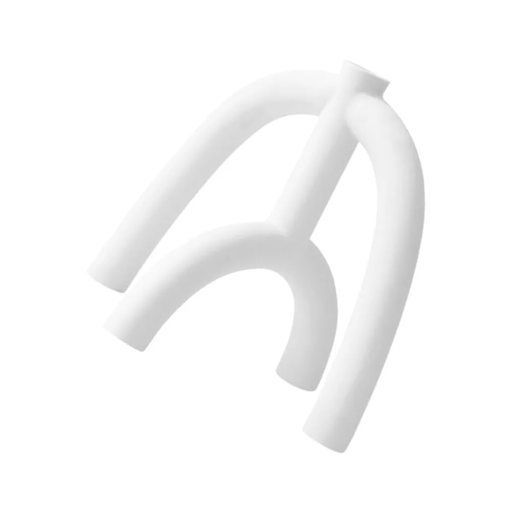 

1Pc Creative Design Ceramic Candlestick Romantic Candleholder Adornment (White)