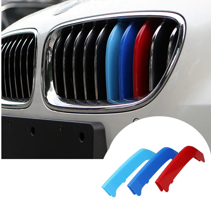 Передняя Центральная решетка гриля вставка крышка отделка 3 шт. для BMW 5 серии F10