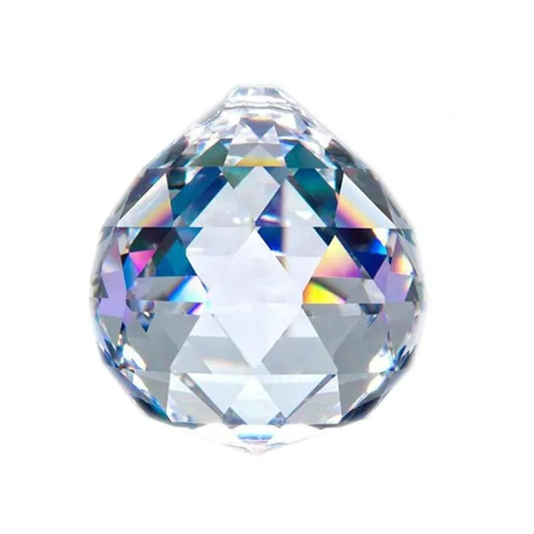 

Clear Crystal Lamp Ball Hanging Prism Suncatcher Wedding Decor 80mm Ball Suncatcher Home Decor Prism Chandelier Pendants