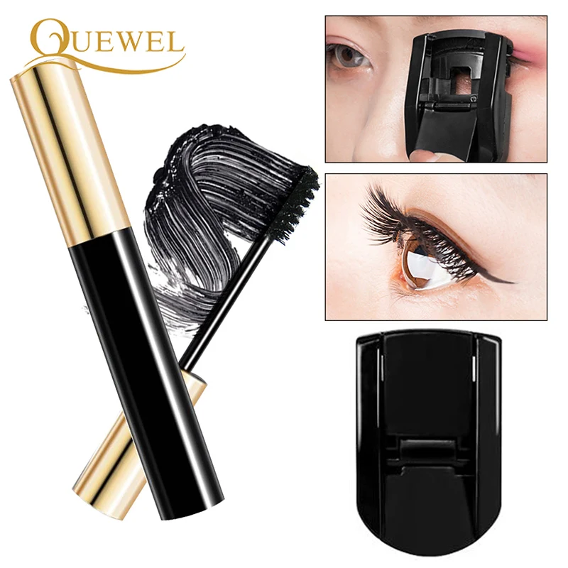 Набор для наращивания ресниц Quewel Magic накладных 3 пары клейкая подводка глаз тушь