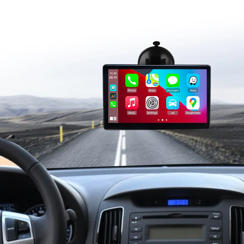 

Автомобильный монитор, портативная беспроводная навигация CarPlay для всех автомобилей, экран 7 дюймов, универсальный сенсорный дисплей, ...