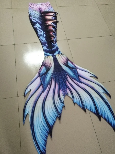 Black Pearl Mermaid Tail: Big Kids, Adults, Women, Men - Mermaid Tail with Flipper for Beach Costumes and Swimsuits image 5