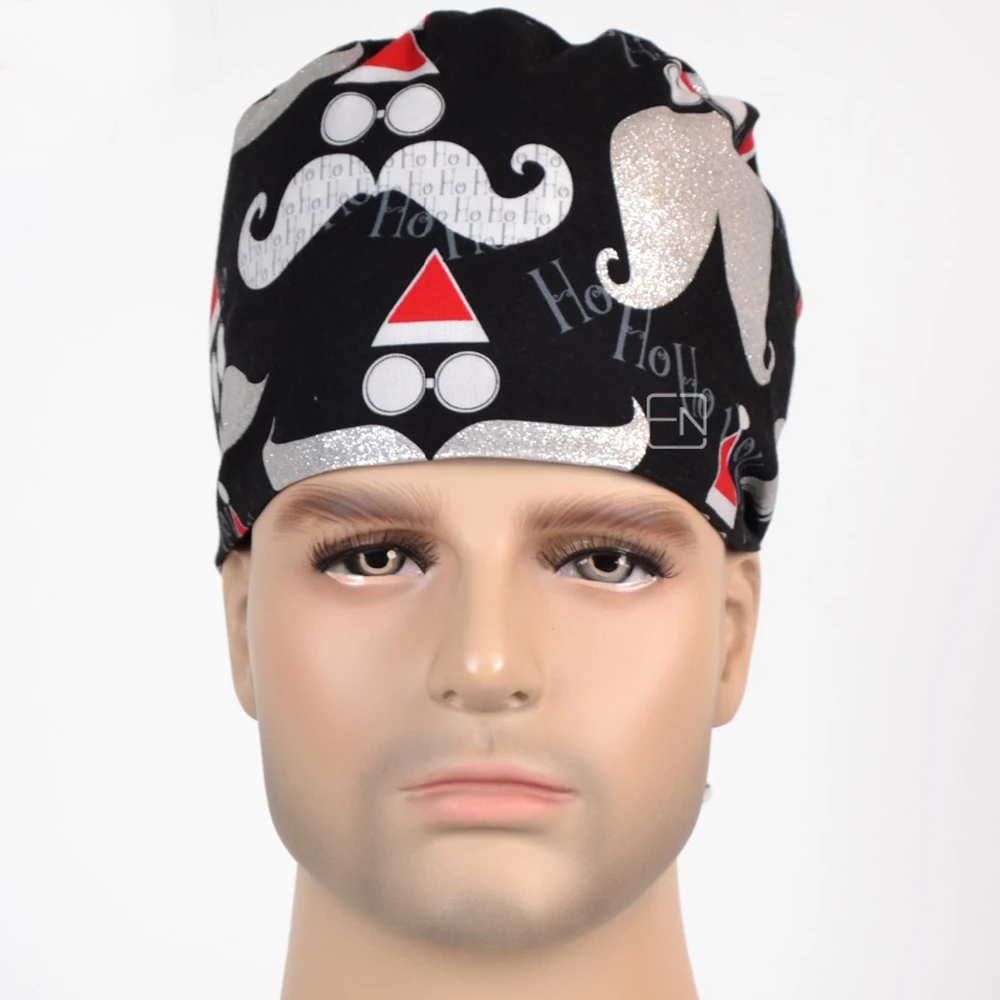 

Шапочка-скраб Hennar, Регулируемая Шапочка-скраб, 100% хлопок, Шапочка-скраб для лаборатории, клиники, стоматологии, шапочка для медсестры, унисе...