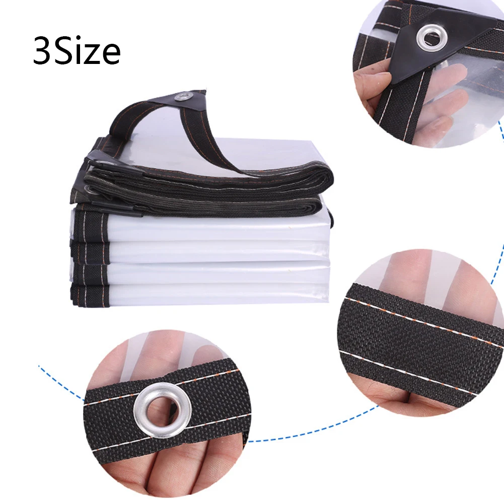 

Edges For Garden Waterproof Clear Poly Tarp Anti-Freeze Windproof Plant Protect Home Graden Supplies