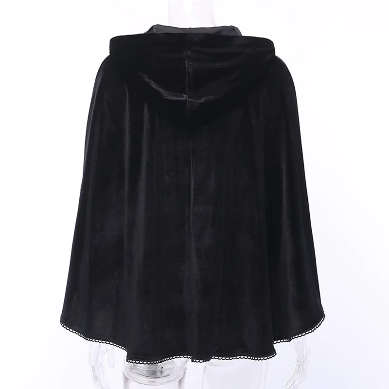 Зимние Готическая накидка пальто в винтажном стиле сапоги панковском Стиль