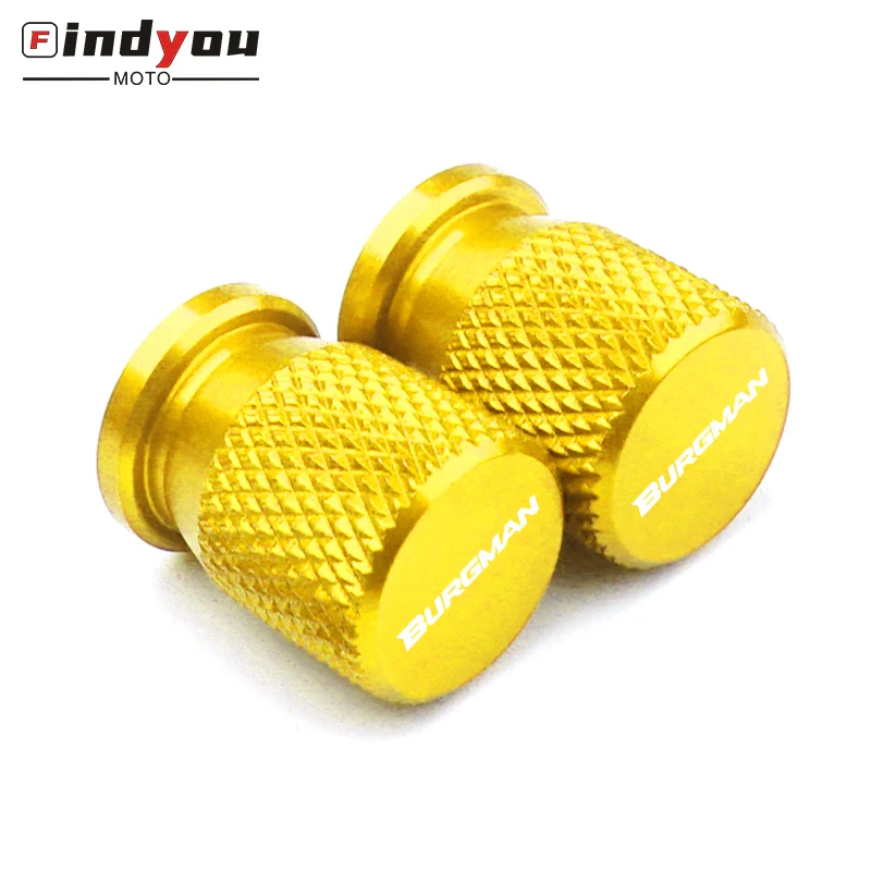 For BURGMAN 650 400 125 200 250 AN650 AN400 AN125 AN200 CNC Accessorie Wheel Tire Valve Air port Stem Caps Airtight Covers | Автомобили и