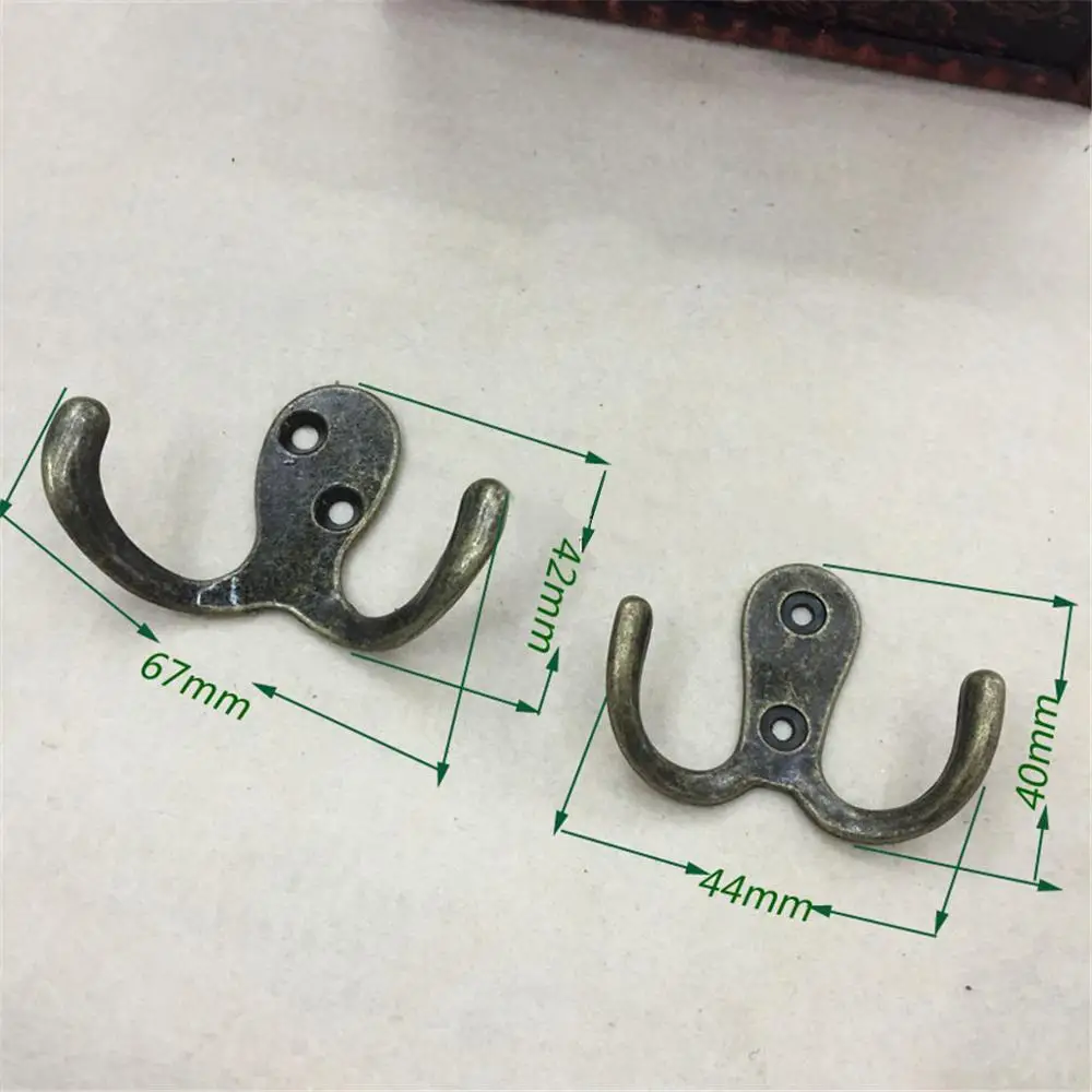 Настенные крючки для пальто двойной крючок халата деревенские ретро вешалка