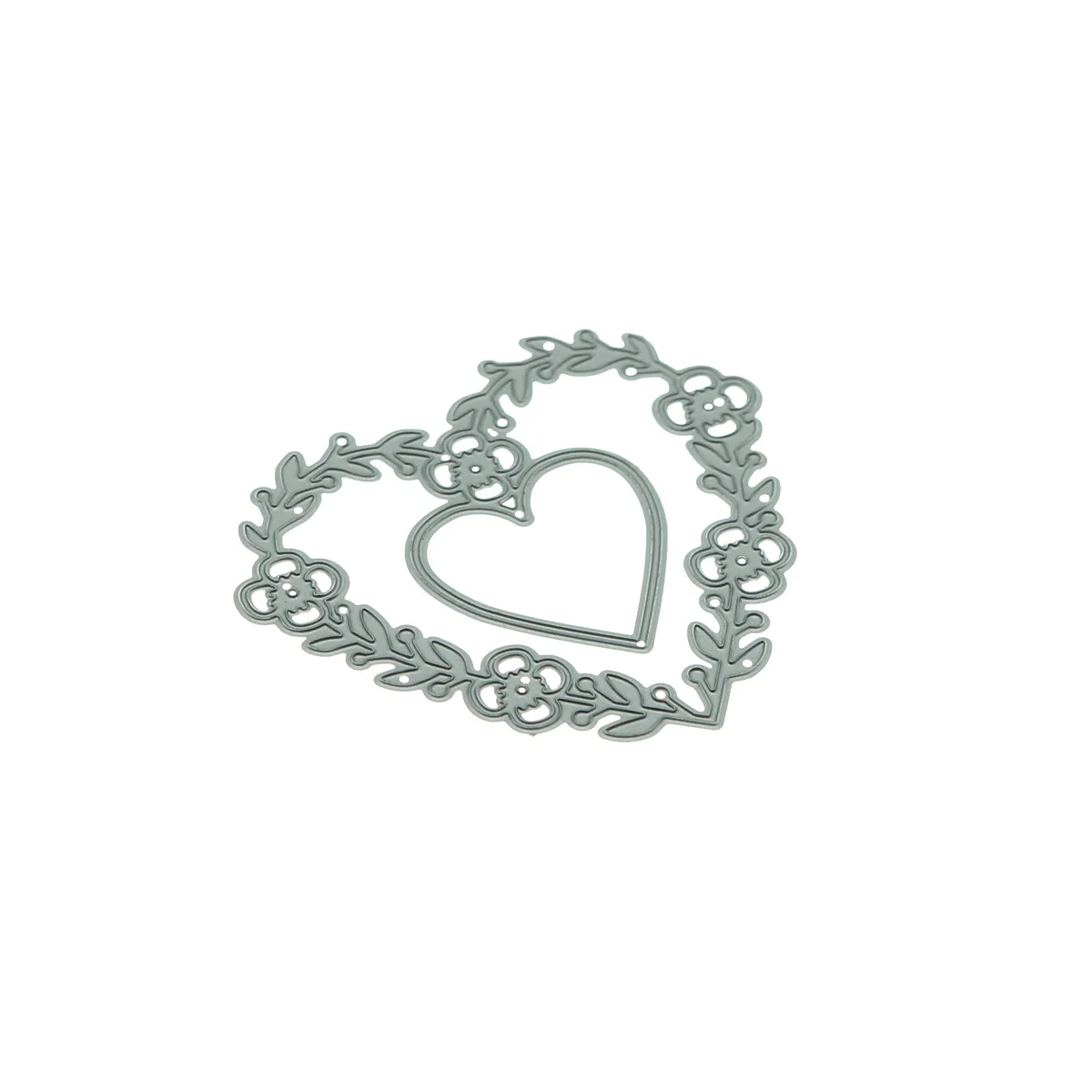 Металлические Вырубные штампы в форме сердца лоза скрапбукинг украшение для