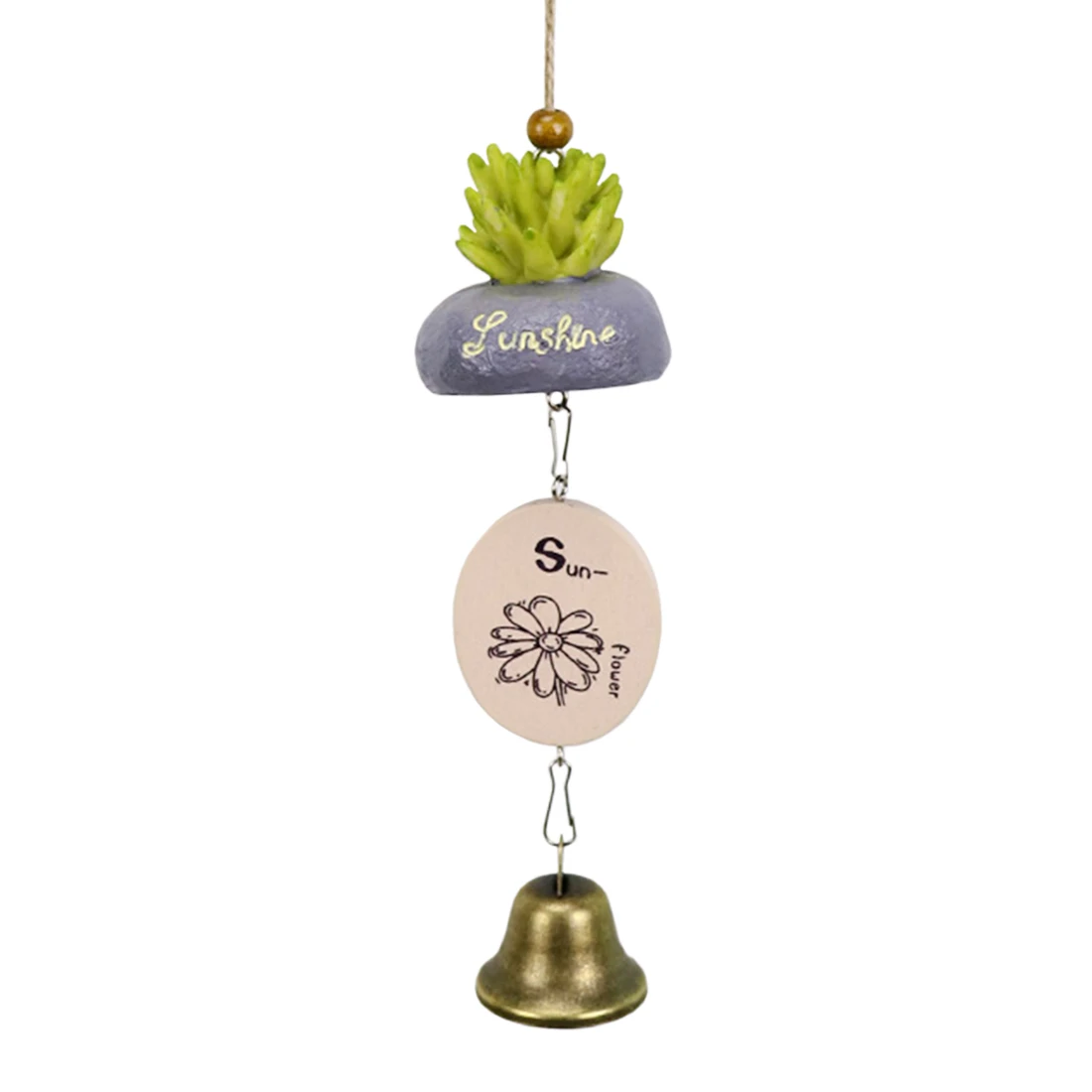 Креативные колокольчики в горшечном растении подвесные для украшения окон