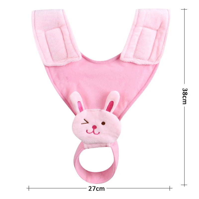

Baby Animal Pattern Feeding Bottle Holder Plush Cotton Adjustable Nursing Holders Bottle Sling for Baby Stroller