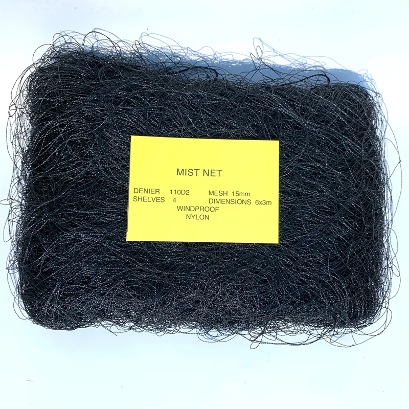 Batawa 6x3 м Mesh15mm 1 шт. 110D/2ply ветрозащитный фруктовый сад сельскохозяйственная птица летучая мышь захват ловли Туман Чистая
