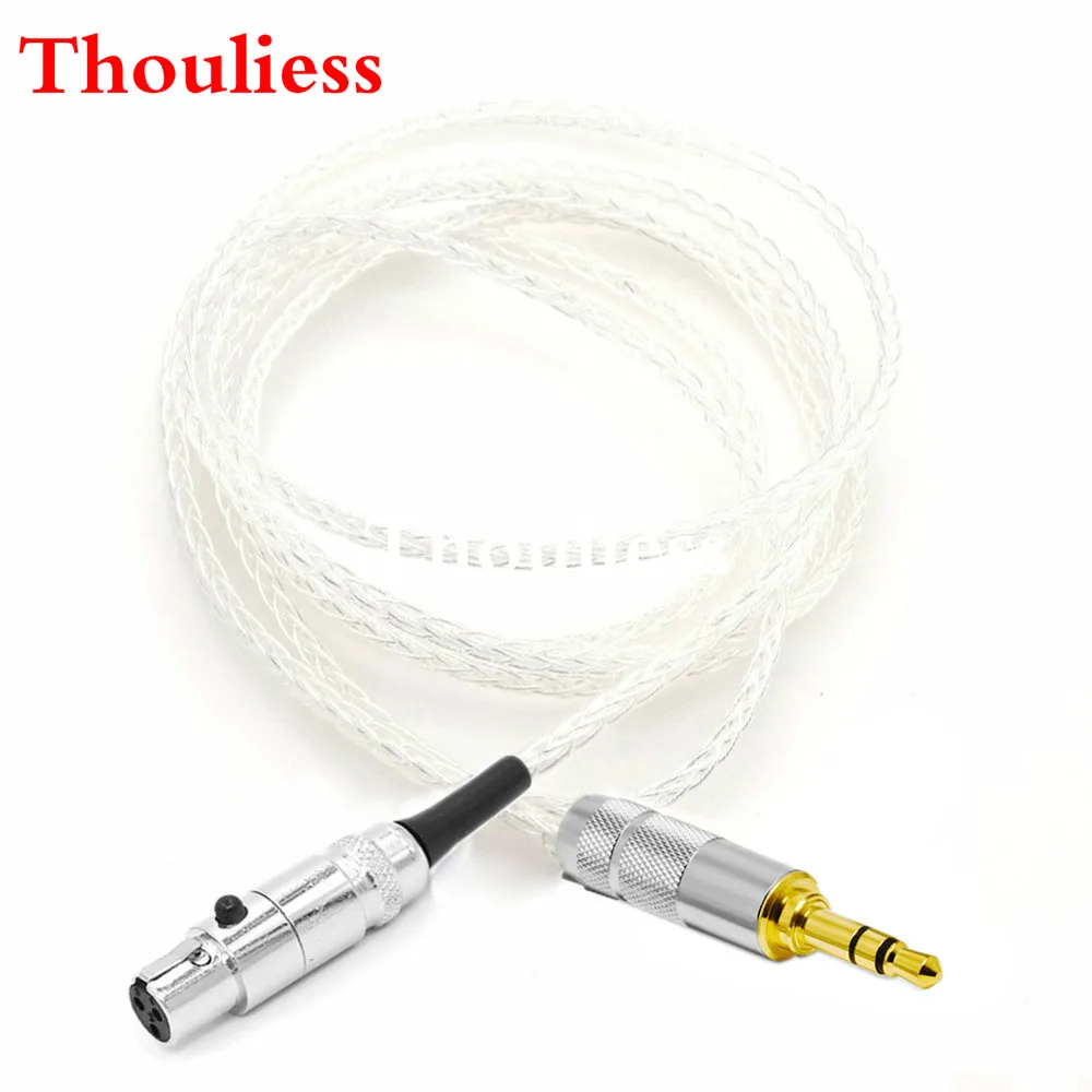 Thouliess Hifi 8 ядер 7N OCC посеребренный кабель для наушников K240 K271 K702 Q701 DT1990pro
