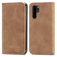 pu leather flip phone case for huawei p30 p40 pro lite p smart 2021 2020 2019 wallet card slot stand cover for honor 20 pro case