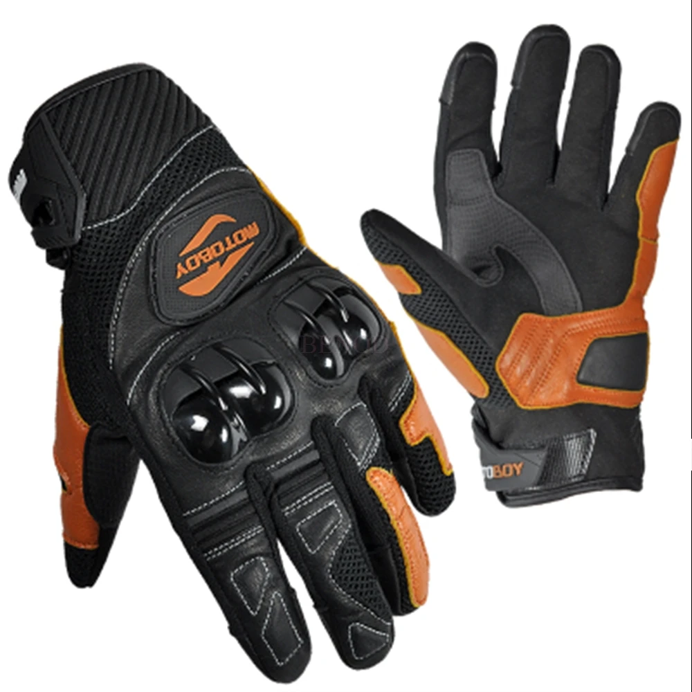Moto Guantes дышащие летние Мотоциклетные Перчатки велосипедную экипировку кожа