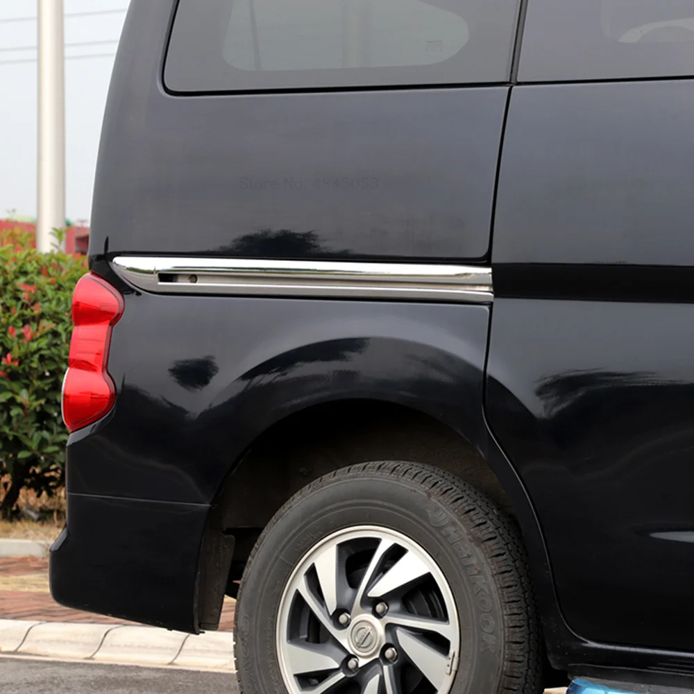AITWATT для Nissan NV200 Evalia 2010 до ABS Хромированная Боковая дверь дорожка направляющая крышка отделка автомобиля Стайлинг Аксессуары 2шт
