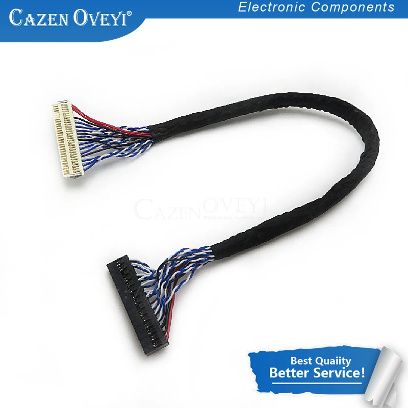 1 шт. / Лот 8-битный кабель LVDS FIX-30 Pin 2ch для 17-26 дюймов ЖК светодиодный контроллер