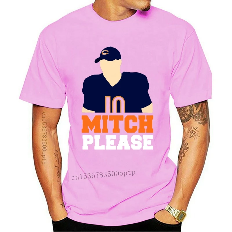 

New Chicago Mitch Please High Quality T-Shirt Men Black Navy Size Cool Casual pride t shirt men Unisex Fashion tshirt