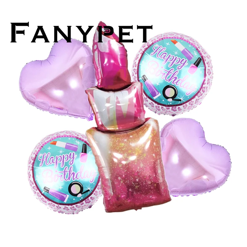 34 дюйма помада 18 дюймов фиолетовый сердце и круглый фольгированный шар для дня