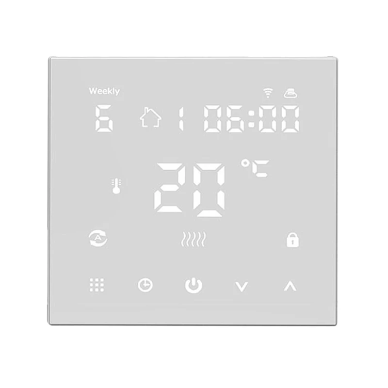 

Термостат для теплого пола с сенсорным экраном и поддержкой Wi-Fi, 3 А, 16 А