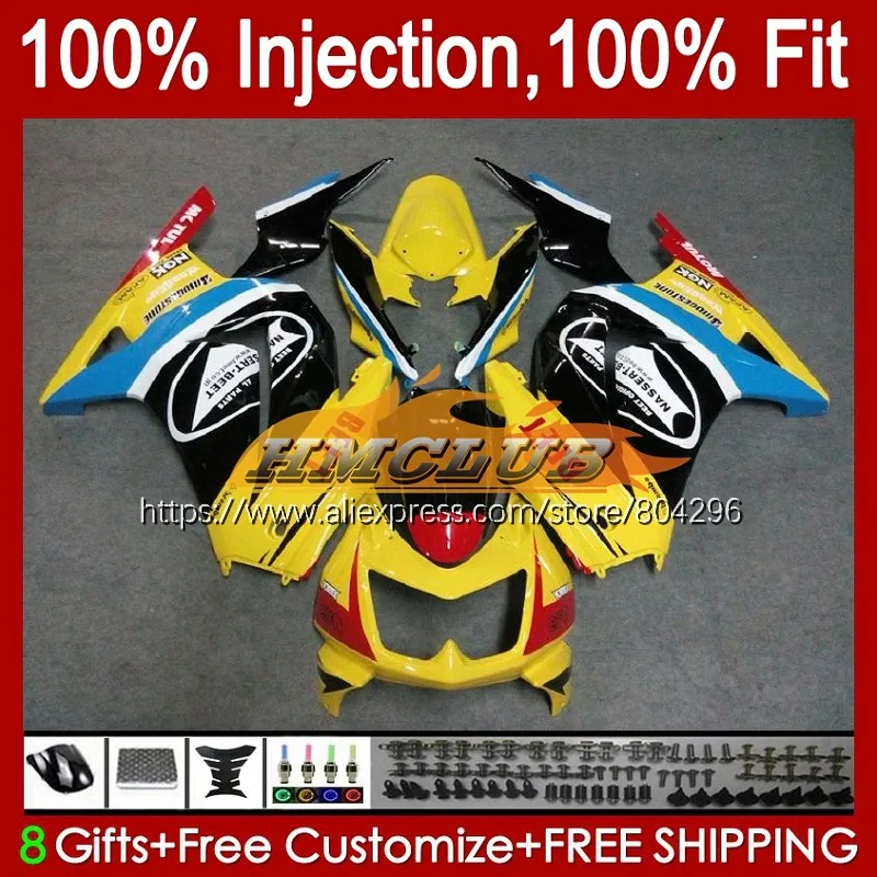 

Инъекция для KAWASAKI ZX250R 2008 2009 2010 2011 2012 Желтый Черный 53No.57 ZX-250R EX250 EX ZX 250R 250 08 09 10 11 12 обтекатель