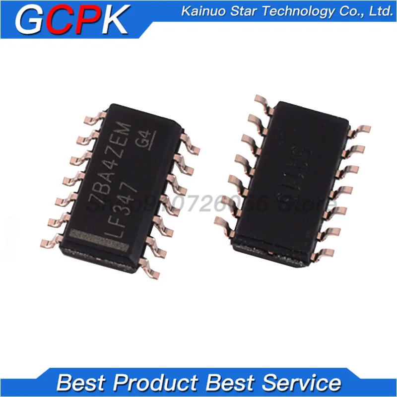 10 шт. LF347DR SOP LF347 SOP14 347DR SOP-14 LF347D новый оригинальный
