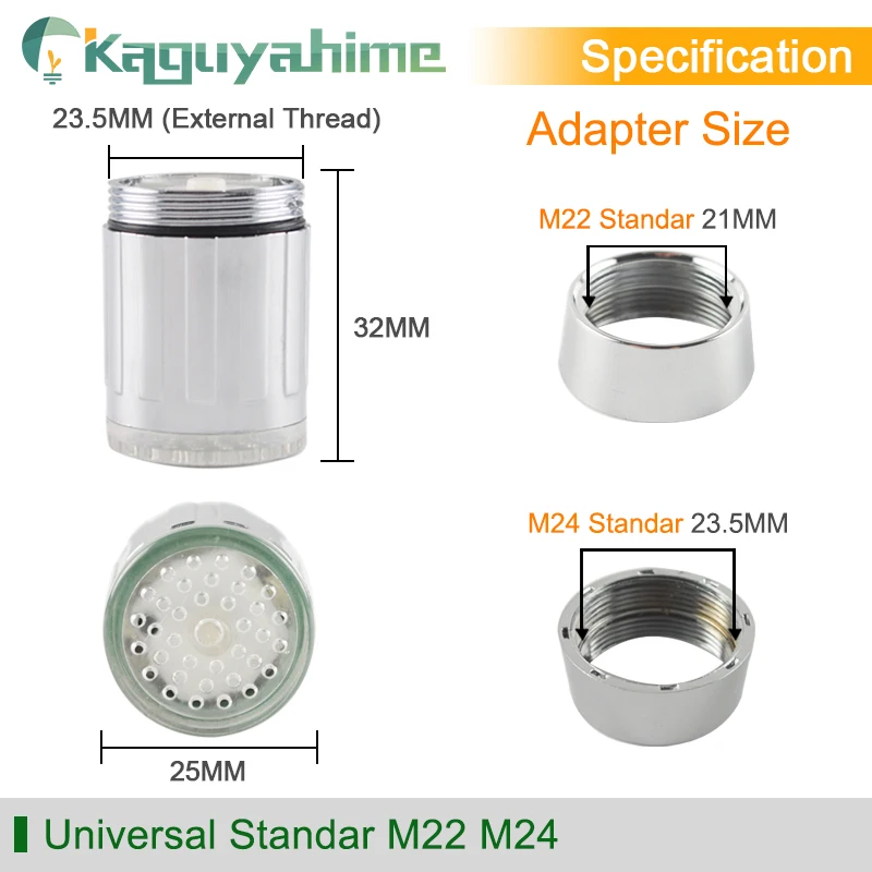 Смеситель для воды со светодиодный Ной подсветильник кой 3-7 цветов | Обустройство