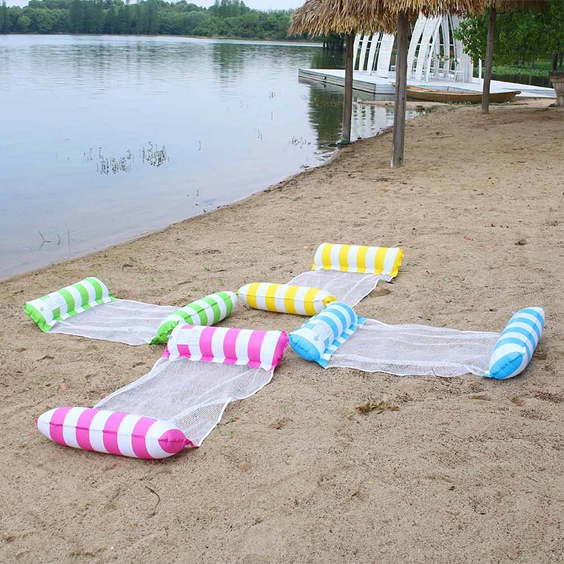 

PVC Summer Inflatable Foldable Floating Row Swimming Pool Water Hammock Air Mattresses Bed Beach Water Sports Lounger Chair
