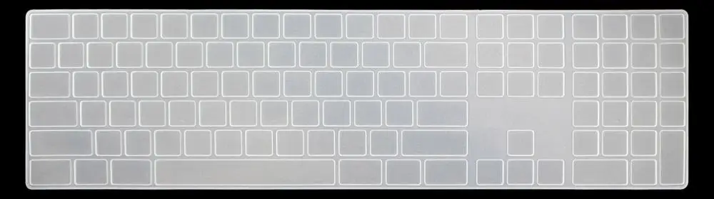 Для Клавиатура Apple Magic A1843 с цифровая клавиатура версия Английский США покрытие для клавиатуры мульт - Цвет: Transparent