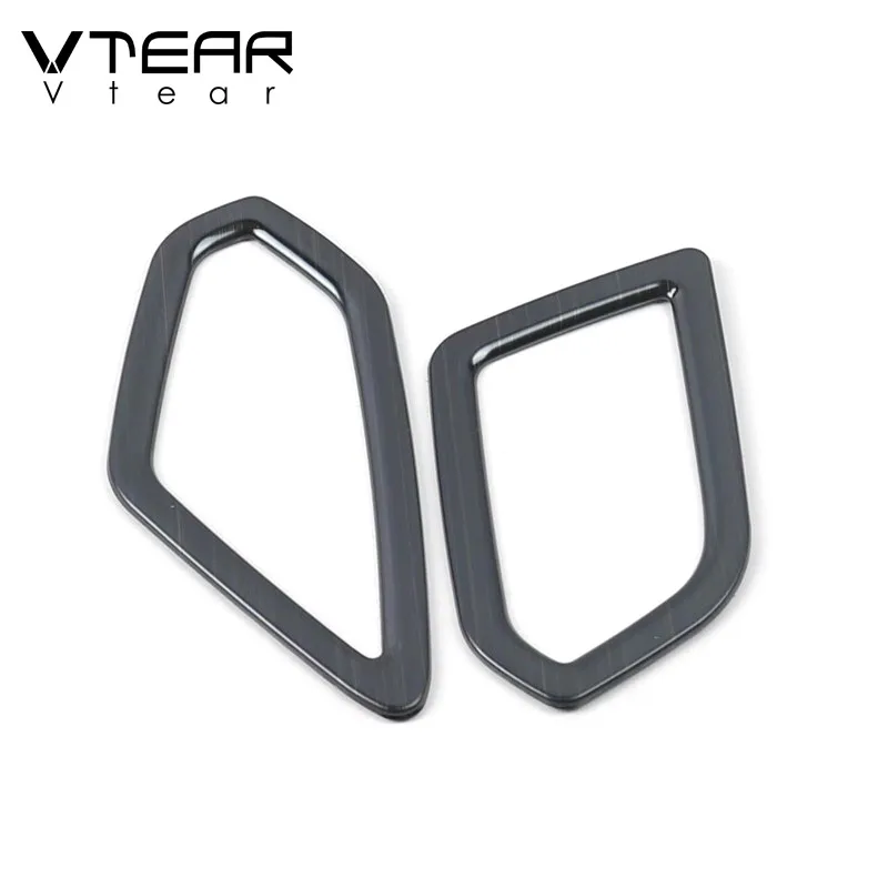 

Vtear для Хавейл Ф7 Haval F7 F7X Крышка вентиляционного отверстия кондиционера Стайлинг ABS Хромированная сетчатая рамка украшение интерьерные молдинги аксессуары