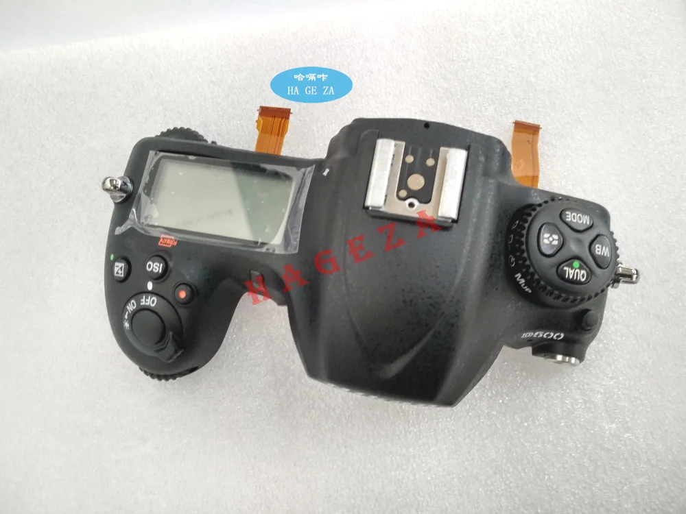 

New original Top Cover Case Shell with For Nikon D500 Top LCD Button Flex Cable 11V7K Camera Replacement Unit Repair Part