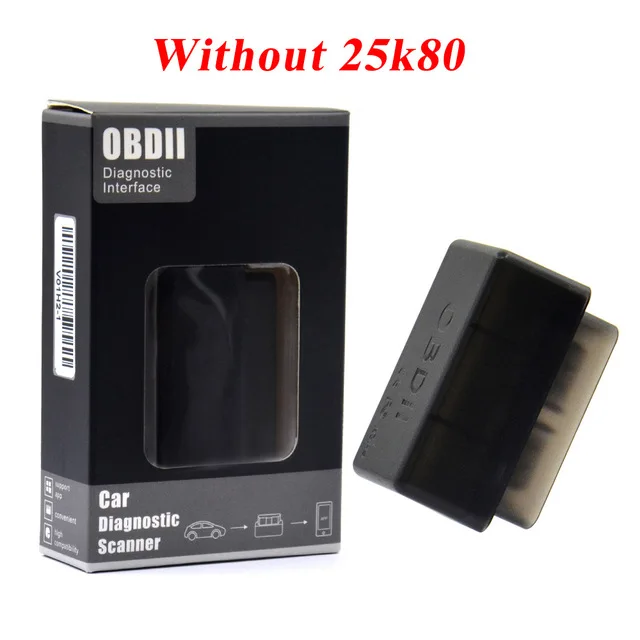 v1.5 without 25k Действительно V1.5 Супер Мини ELM327 Bluetooth ELM 327 PIC18F25K80 версия 1,5 OBD2/OBDII для Android Крутящий момент Автомобильный сканер кода - Цвет: v1.5 without 25k
