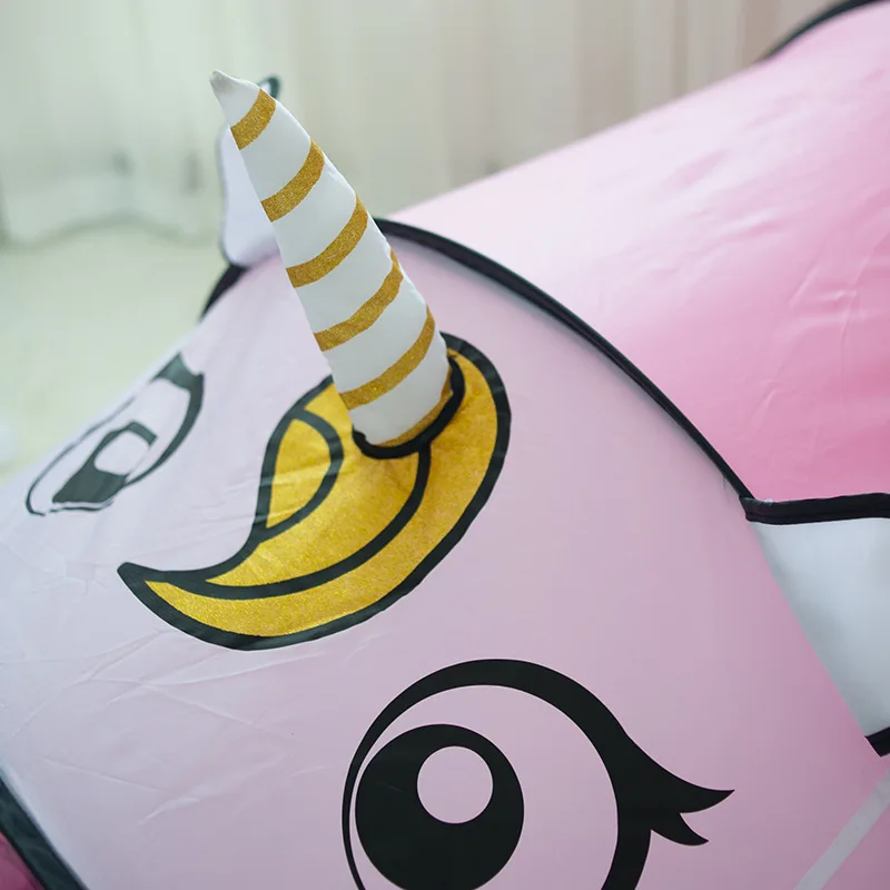 Детская игровая палатка с единорогом и шариками переносная для мальчиков