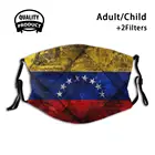 Бесплатная Венесуэла, Венесуэла флаг с крутой текстурой кристалла Половина лица для мужчин женщин мужчин дамские маски сделай сам Венесуэла бесплатно Jdm Patriot