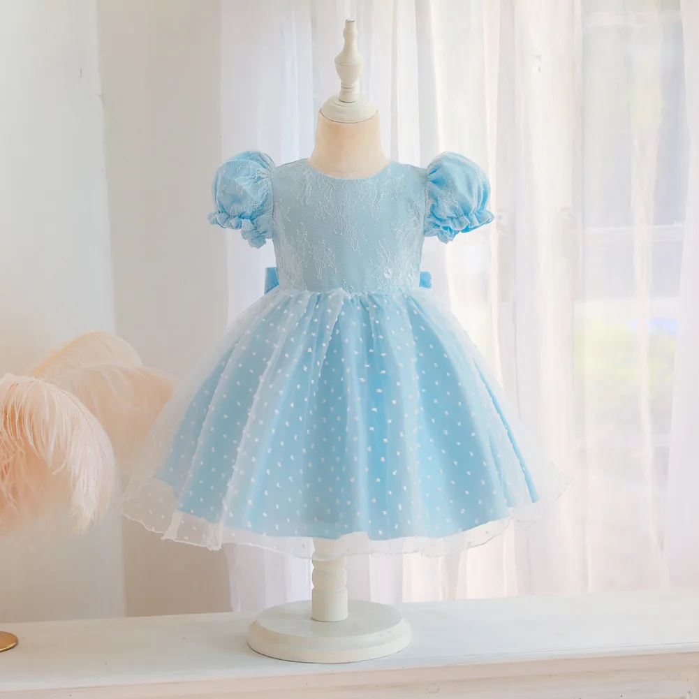 

Summer Flower Infant Dress for Baby Girl Clothes Baptism Lace 1st Birthday Princess Dresses Newborn Party Wedding Christmas Gown