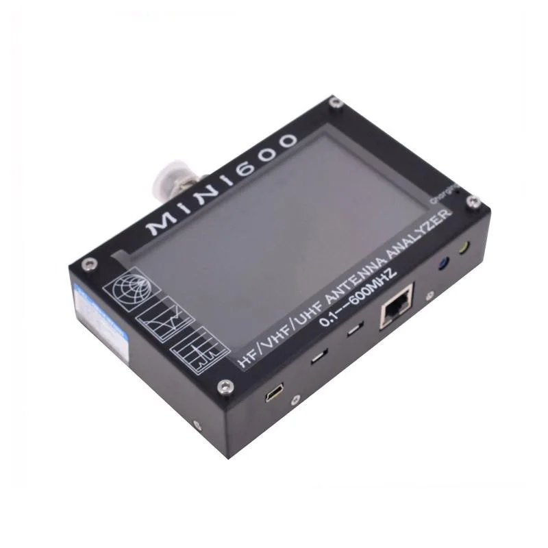 4 3 дюймов ЖК Mini600 HF антенна УКВ СКВ анализатор 0 1-600 МГц КСВ метр 1 0-1999 5 В/1.5A для