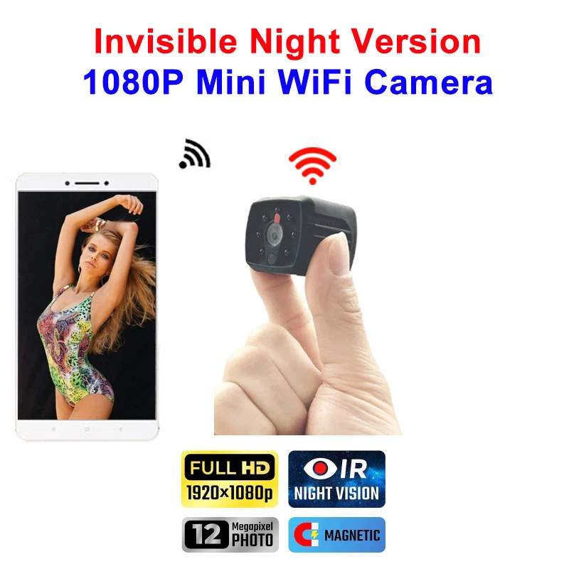 Мини wifi 1080P IP камера для домашней безопасности беспроводная маленькая