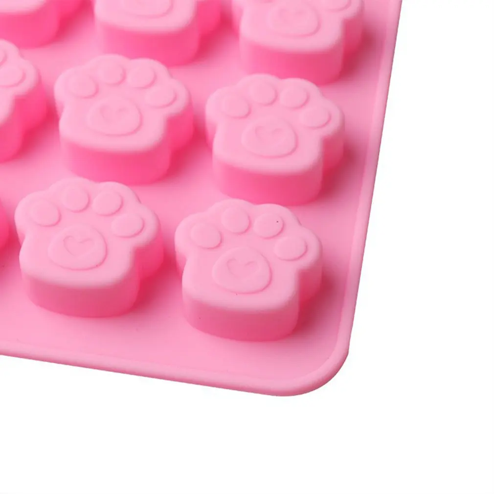 

Dog And Cat Paw Print Ice Cream Mold Diy Cake Mould Chocolate Candy Mold Baking Mold