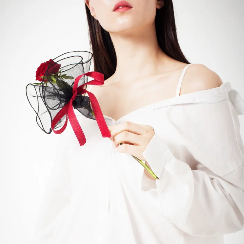 5 шт. Чистая Пряжа Heyue цветочная упаковка кружевные круглые букеты сделай сам