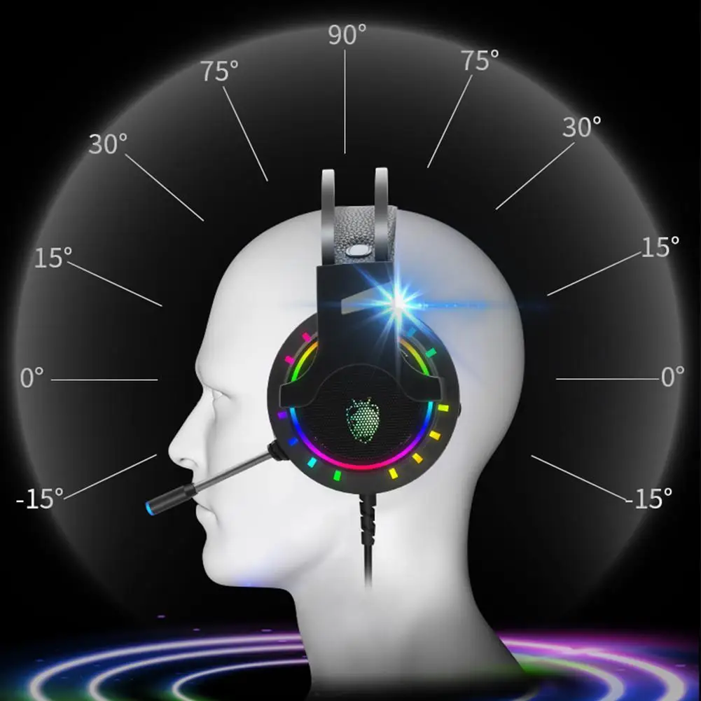 

Gaming Headset Professional Comfortable Headphone With Noise Reduction Microphone Wired Earphone For Most FPS Games