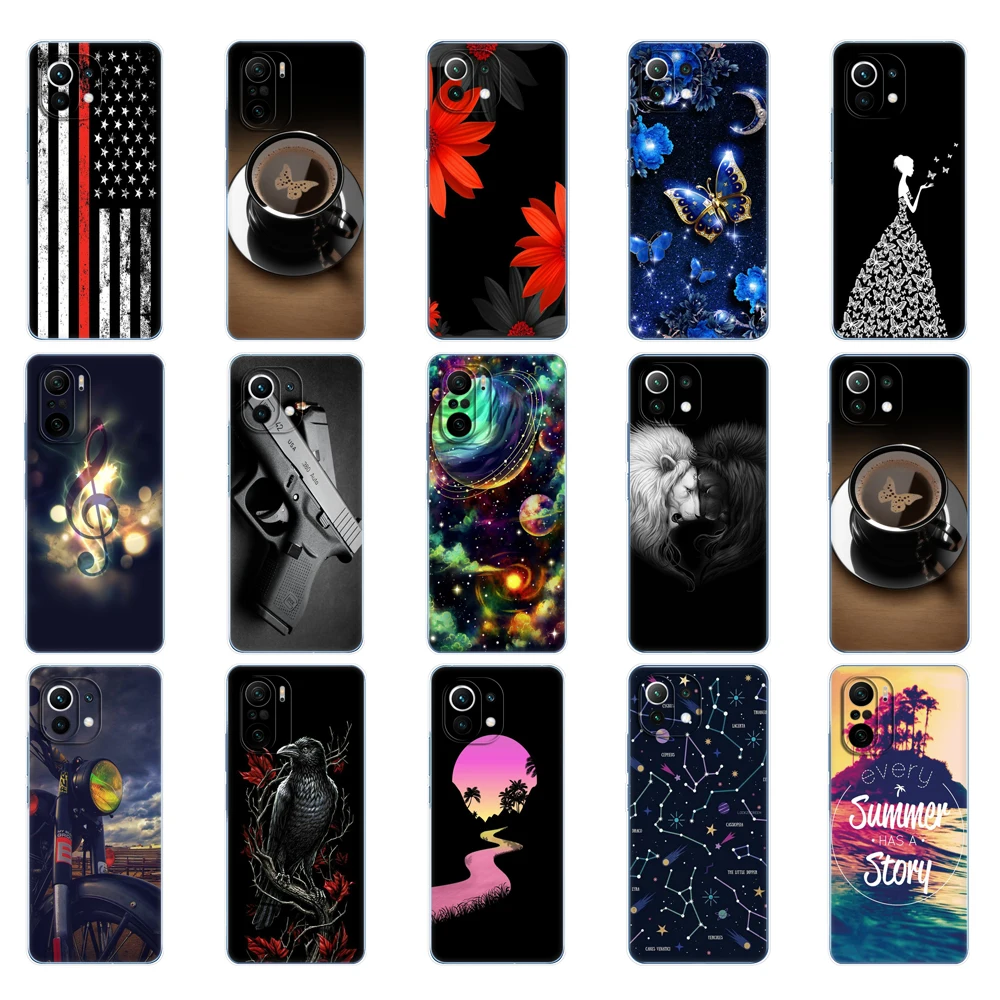 For xiaomi Mi 11 / Mi 11 Lite 5G NE 4G / Mi 11i / Mi 11 Ultra Case Back Phone Cover For xiaomi11 i Xiomi Mi11Lite Silicon Bumper