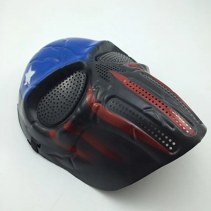 Хэллоуин Капитан Америка главный Череп Хищника полное лицо маски реальность