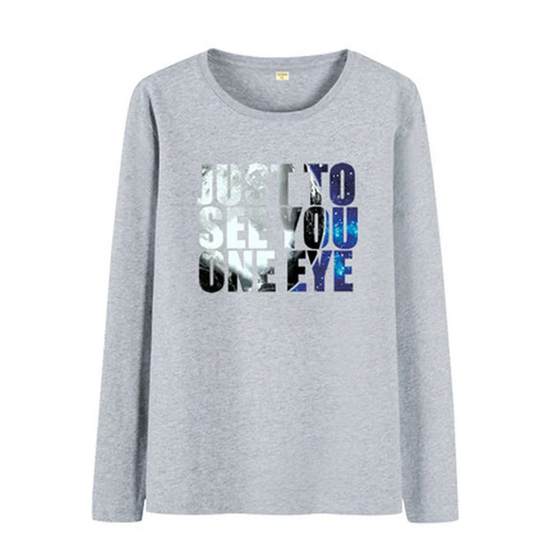 Новинка футболка с длинными рукавами осенняя одежда мужская хлопковая