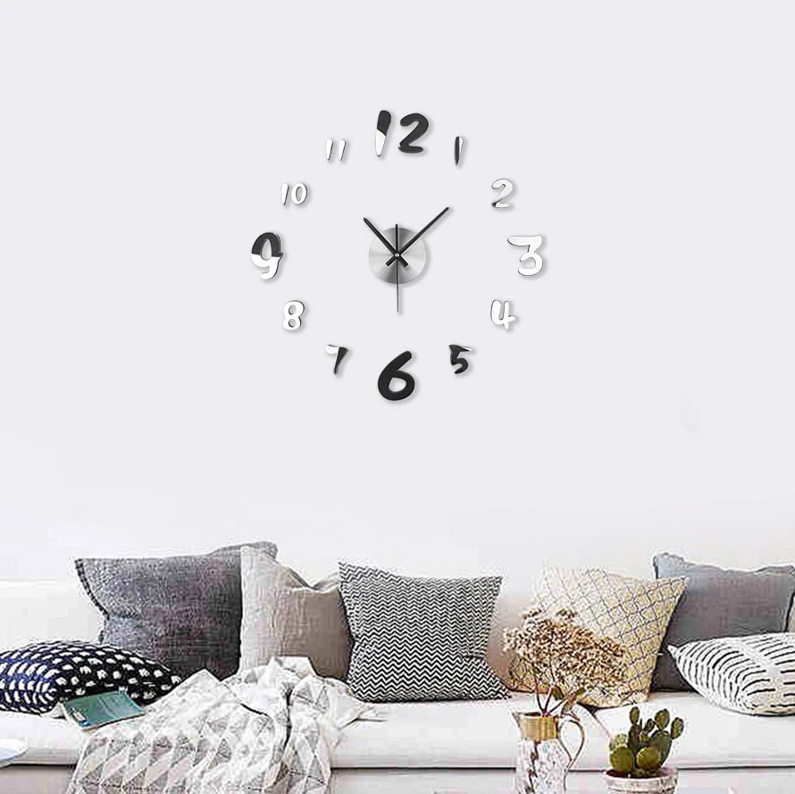Новые Настенные часы с модным дизайном настенные 3D сделай сам акриловые