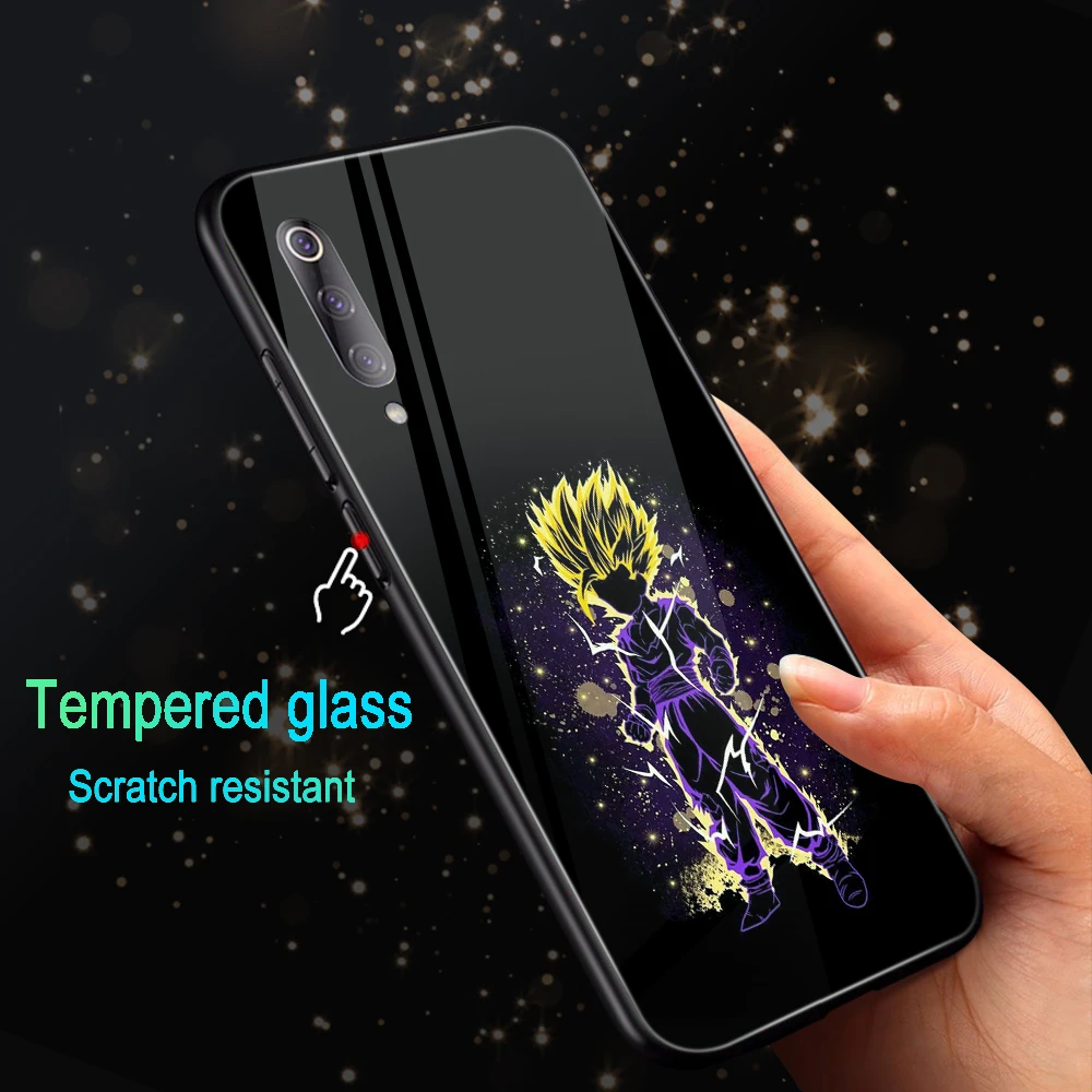 Ciciber чехол для телефона Red mi Note 8 7 6 5 Pro Plus Funda Xiaomi 9 9T A2 6X X 2 2S PocoPhone F1 стеклянный Dragon Ball