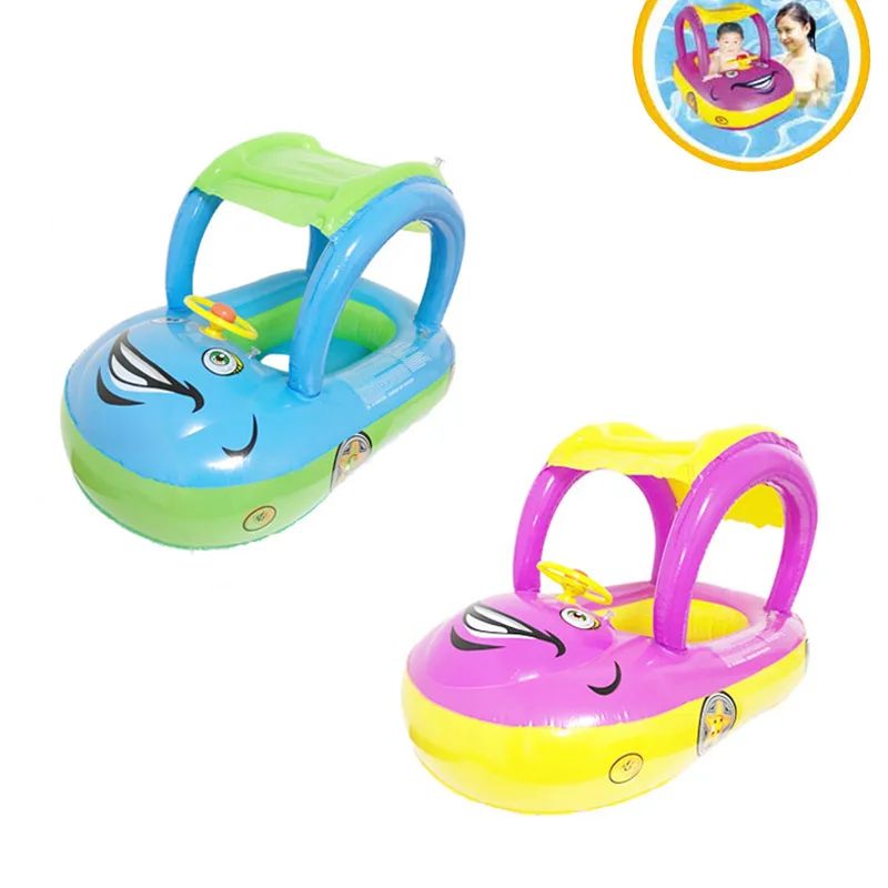 Надувное детское сиденье поплавок для малышей круглая лодка автомобильный
