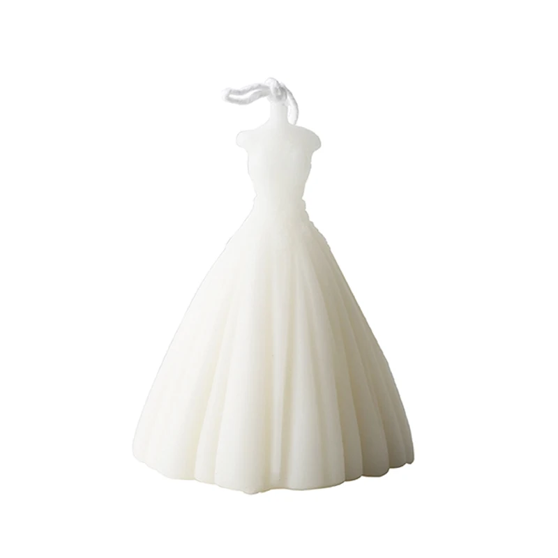 

Nordic Style Candles Wedding Dress Lightings Soy Wax General Scented Candles Personalized Wedding Bougie Decoration Home Decor
