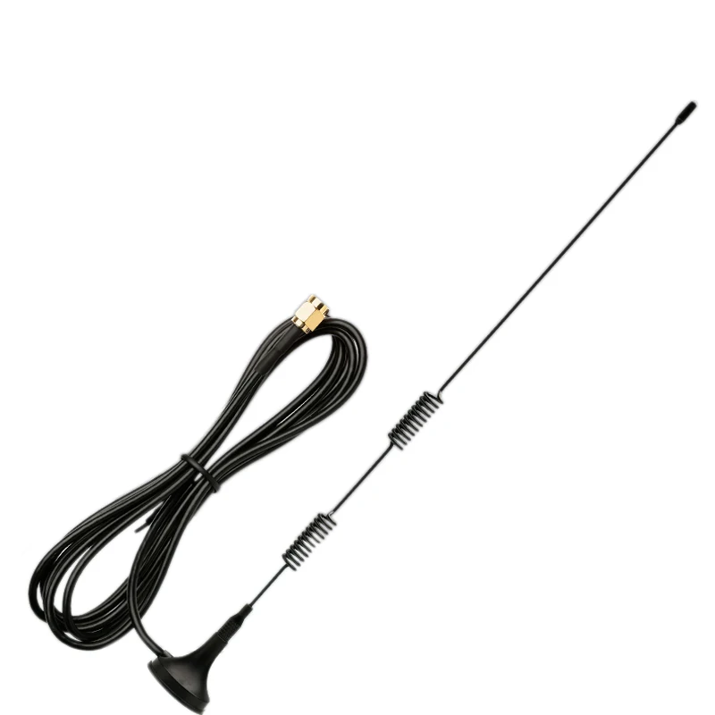 Монопольная антенна 4G на присоске магнитная Sma 3 метра высота 31 см 10 дБи