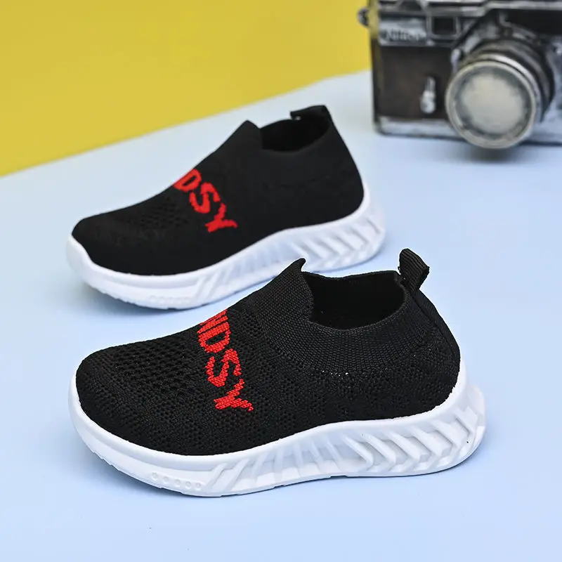 

JY Boys Girls Sport Shoes Knitted Non-Slip First Walker Floor Foot Parent-Child Short Sock 3Colors 22-39 B260 P15