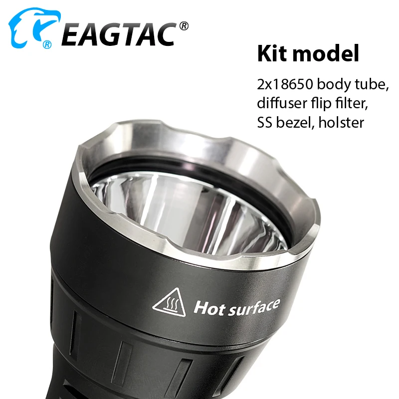 EAGTAC SX30C2 комплект светодиодный фонарик 2000 люмен 553 м междугородние 430 часов 5 Режим